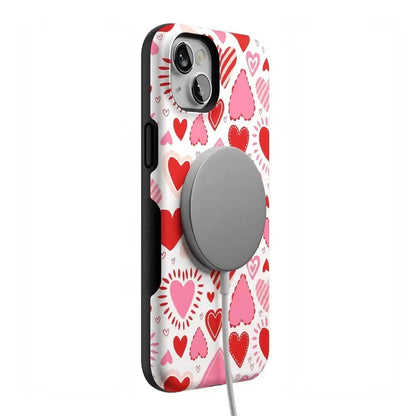 Love Struck | Heart Stickers Case