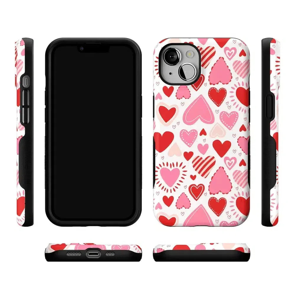 Love Struck | Heart Stickers Case