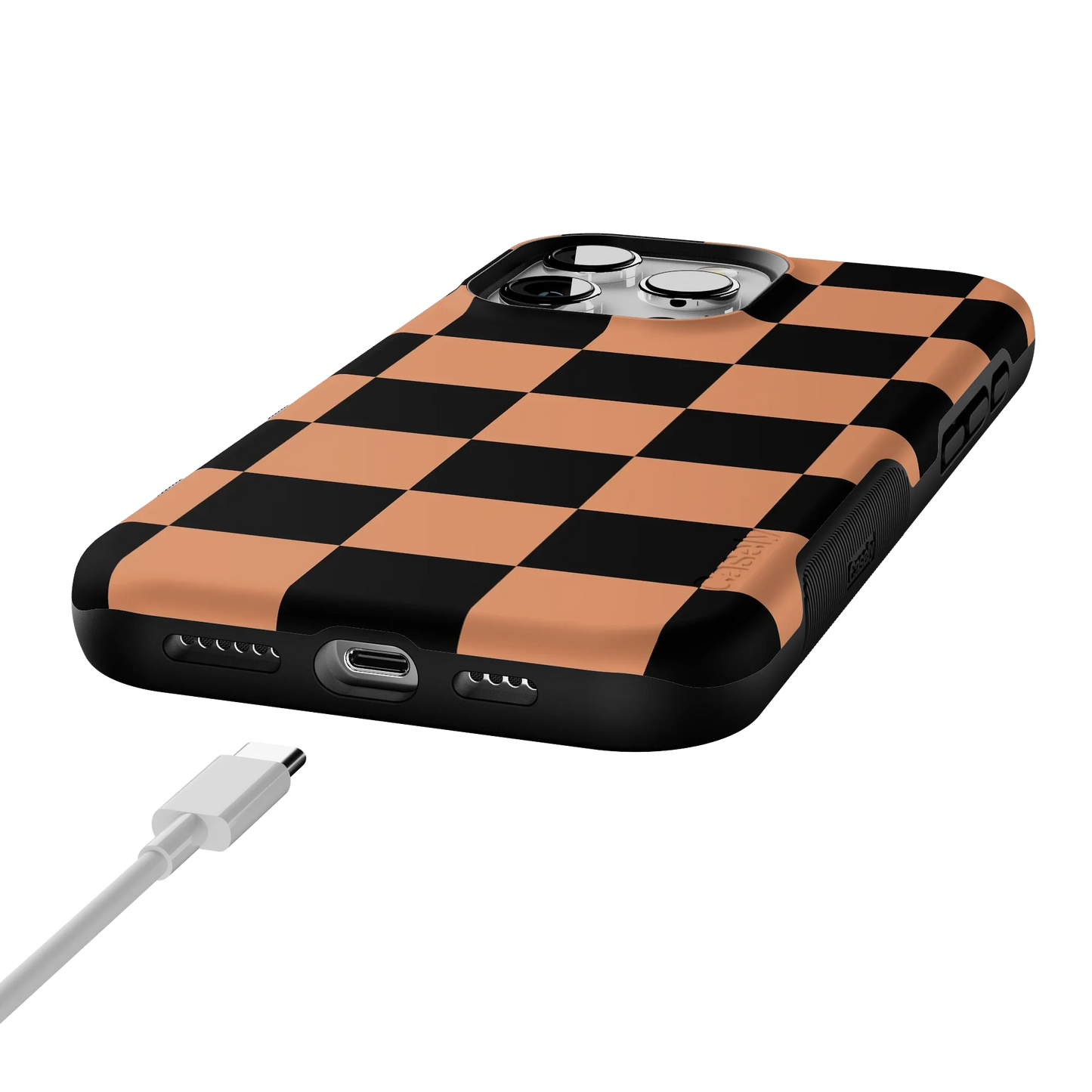 Fit Check | Black & Brown Checkerboard Case