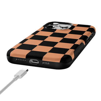 Fit Check | Black & Brown Checkerboard Case