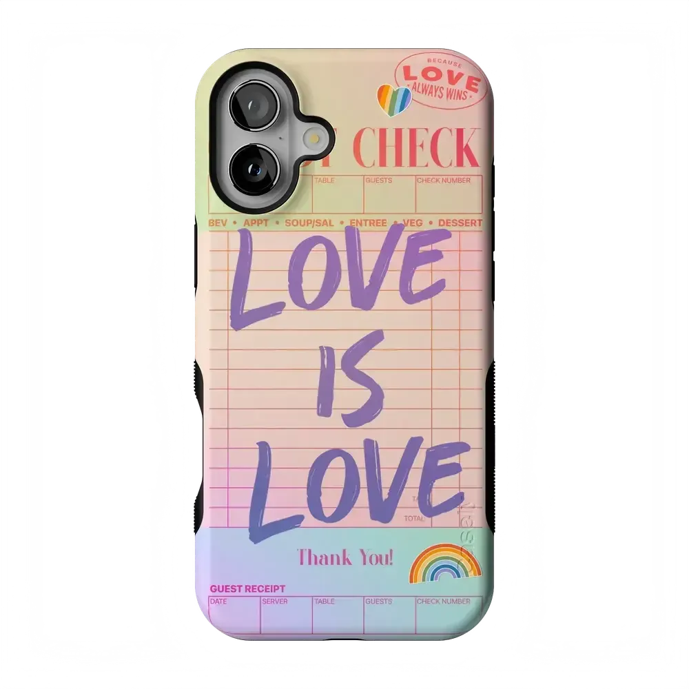 Love is Love | Guest Check Pride Case