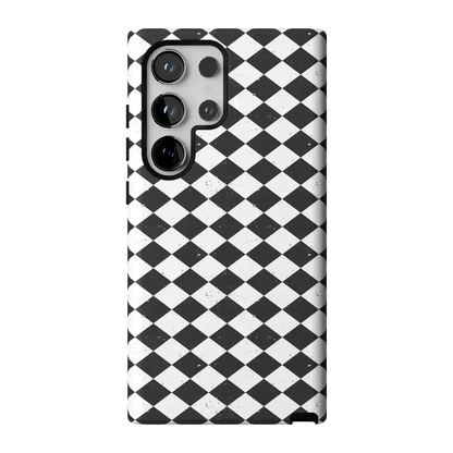 Salem's Hex | Black & White Checkered Case