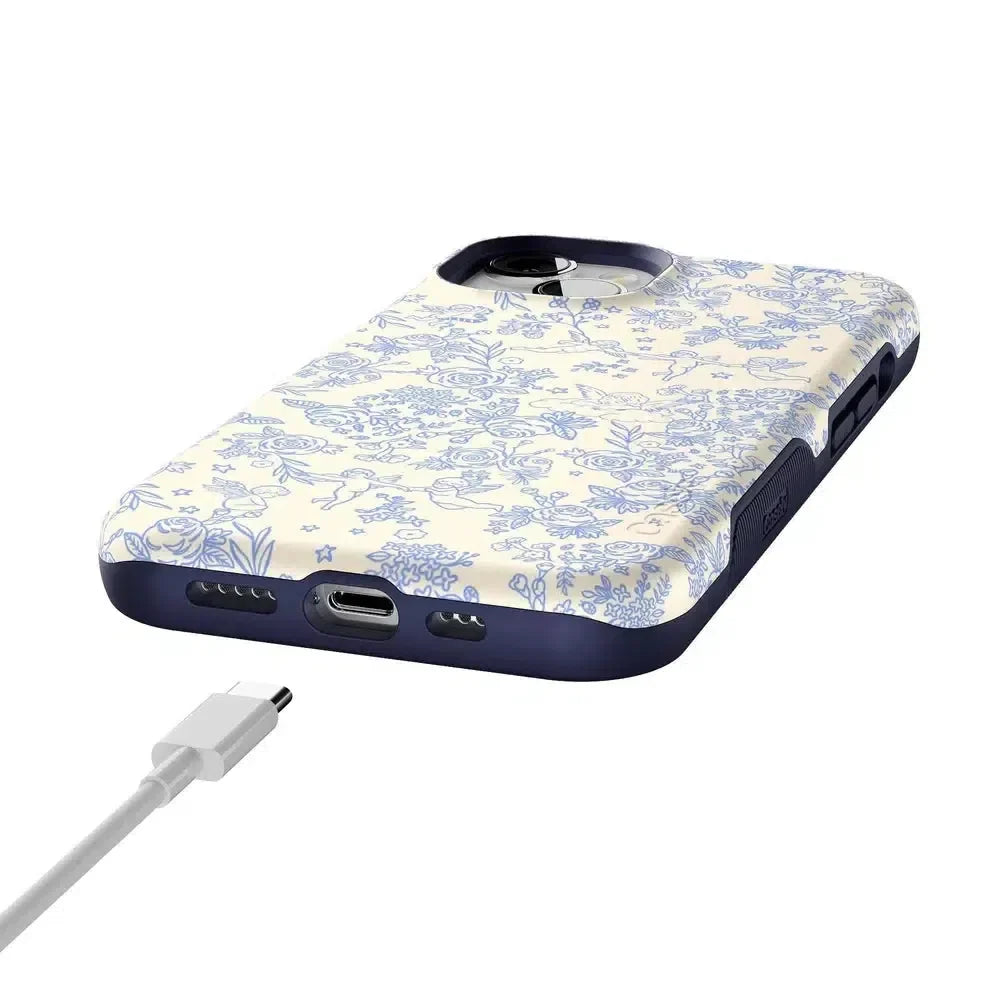 Cupid's Canvas | Periwinkle Floral Case