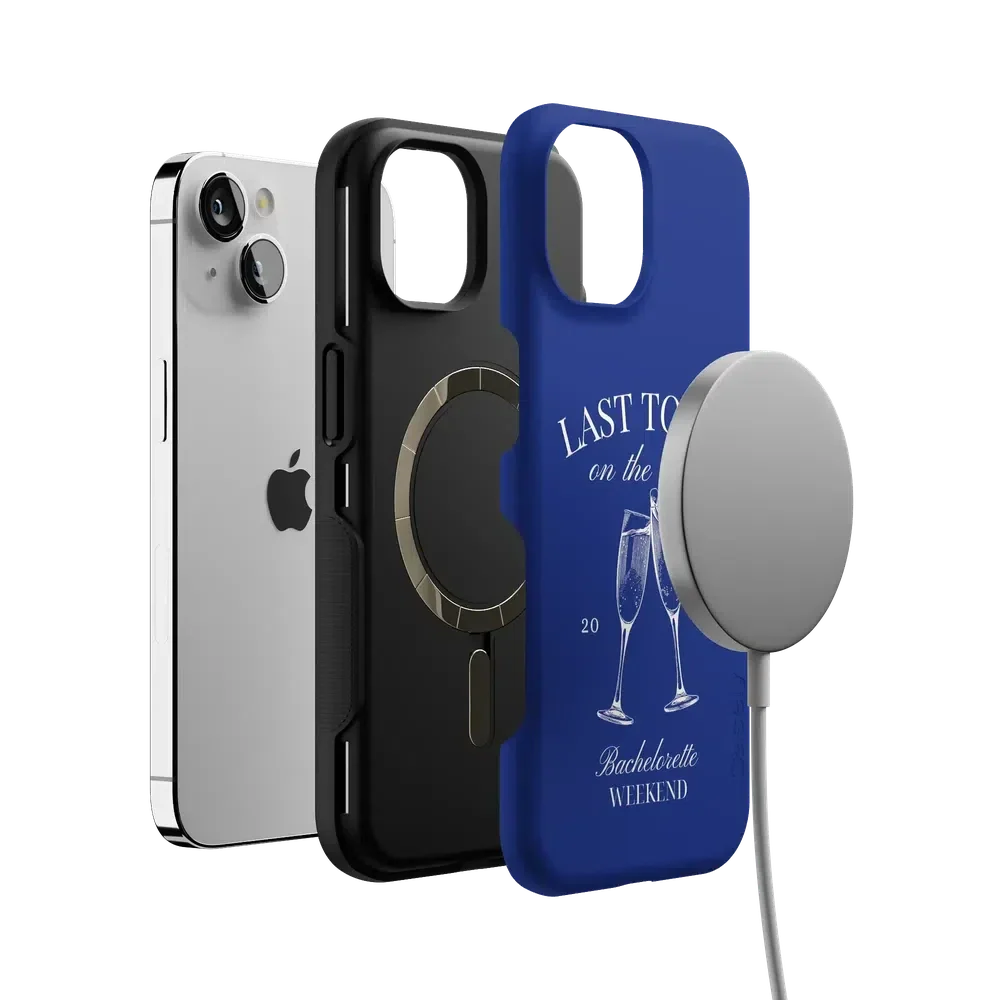 Last Toast | Blue Coastal Bachelorette Case