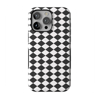 Salem's Hex | Black & White Checkered Case