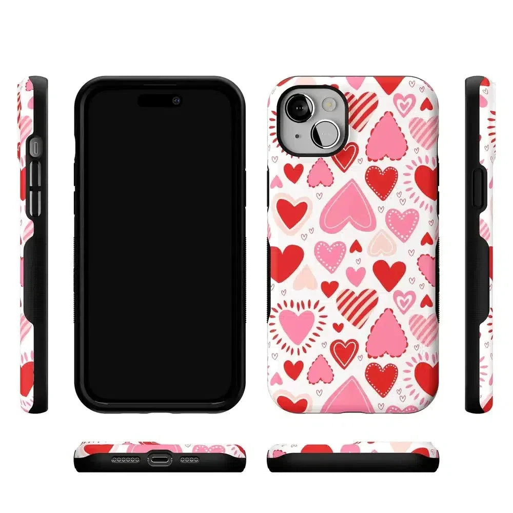 Love Struck | Heart Stickers Case