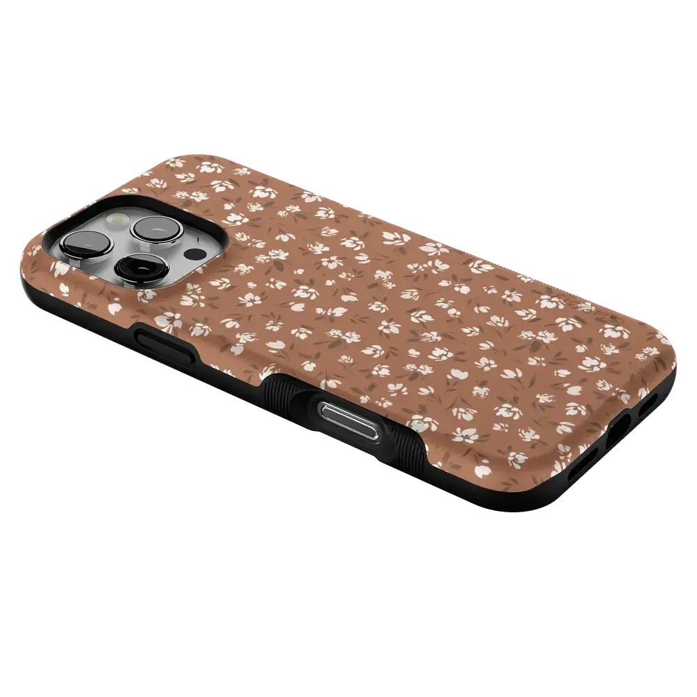 Mocha Meadow | Tiny Flowers Case