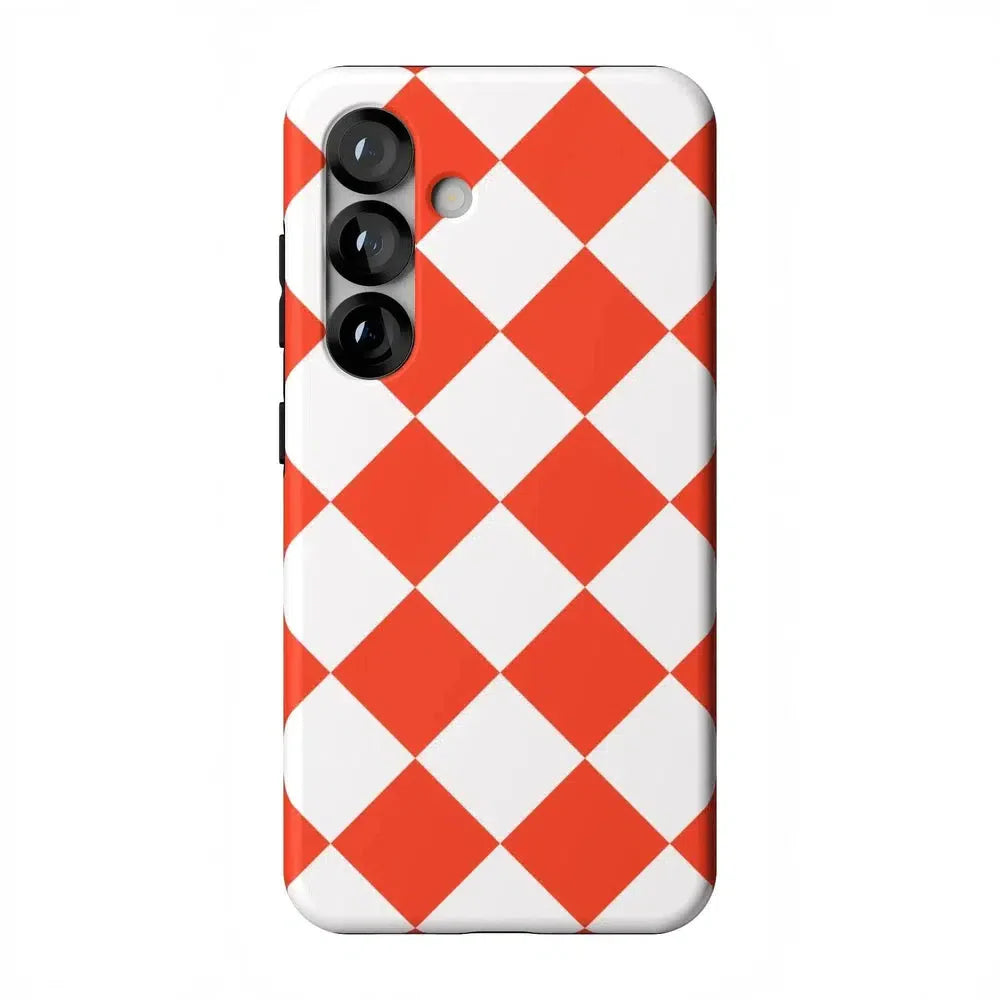 Red Checkerboard | High Contrast Design Case