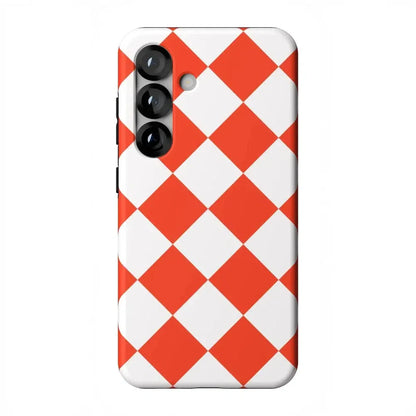 Red Checkerboard | High Contrast Design Case