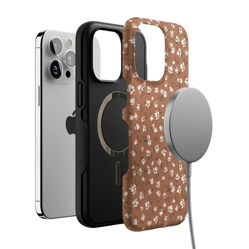 Mocha Meadow | Tiny Flowers Case