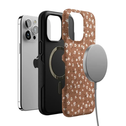 Mocha Meadow | Tiny Flowers Case