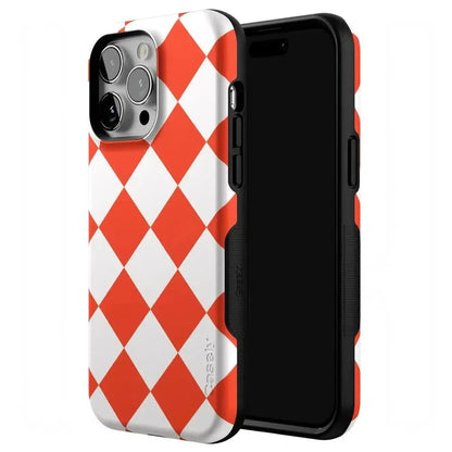 Red Checkerboard | High Contrast Design Case