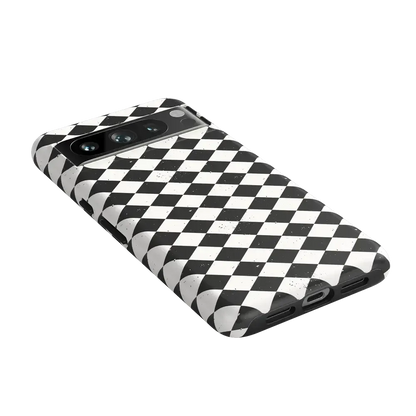 Salem's Hex | Black & White Checkered Case