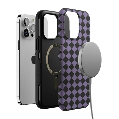Midnight Hex | Purple Checkered Case