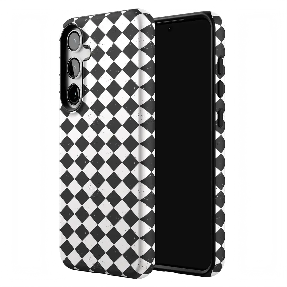 Salem's Hex | Black & White Checkered Case