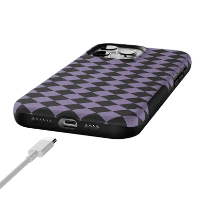 Midnight Hex | Purple Checkered Case