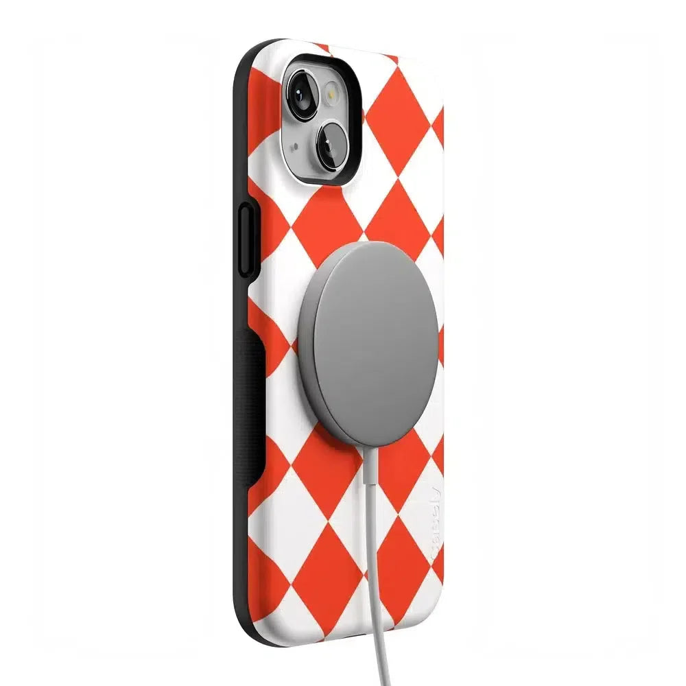 Red Checkerboard | High Contrast Design Case